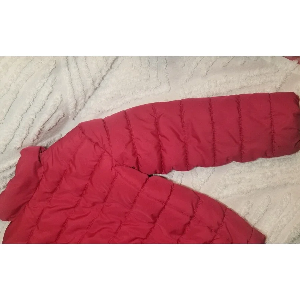 The Children's Place Girls' Puffer Jacket Snow Winter Pink Coat Small ( 5 / 6 )